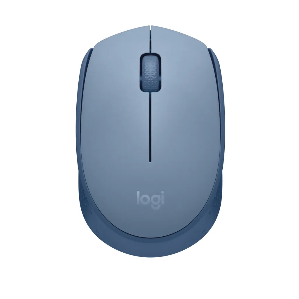 Logitech M171 Wireless Ambidextrous Optical Mouse - Blue WIRELESS SIMPLICITY M171 iSimply plug the receiver into a USB port on your device to start working in seconds. R 229.00 Logitech