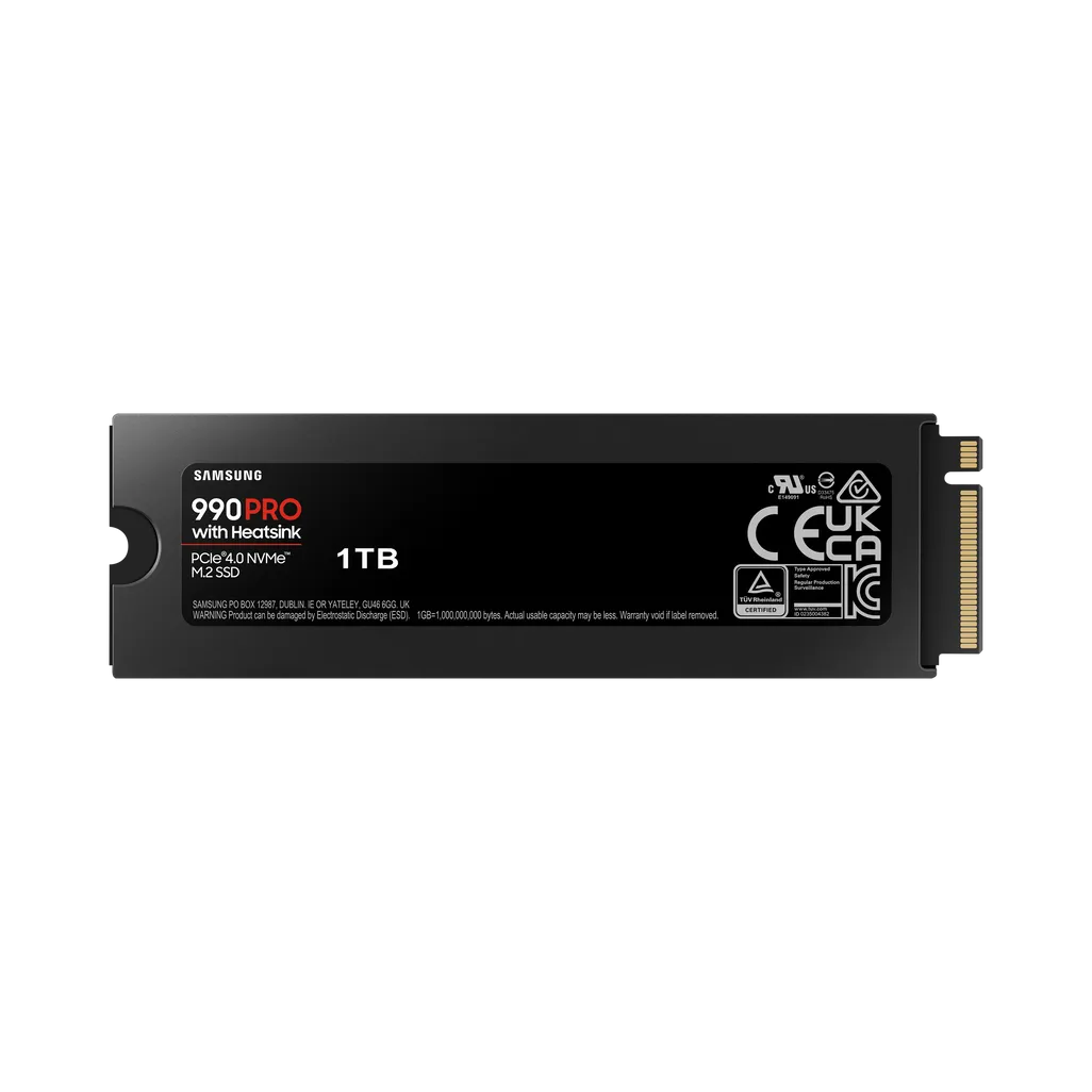 Samsung 990 PRO with Heatsink NVMe M.2 SSD 1TB