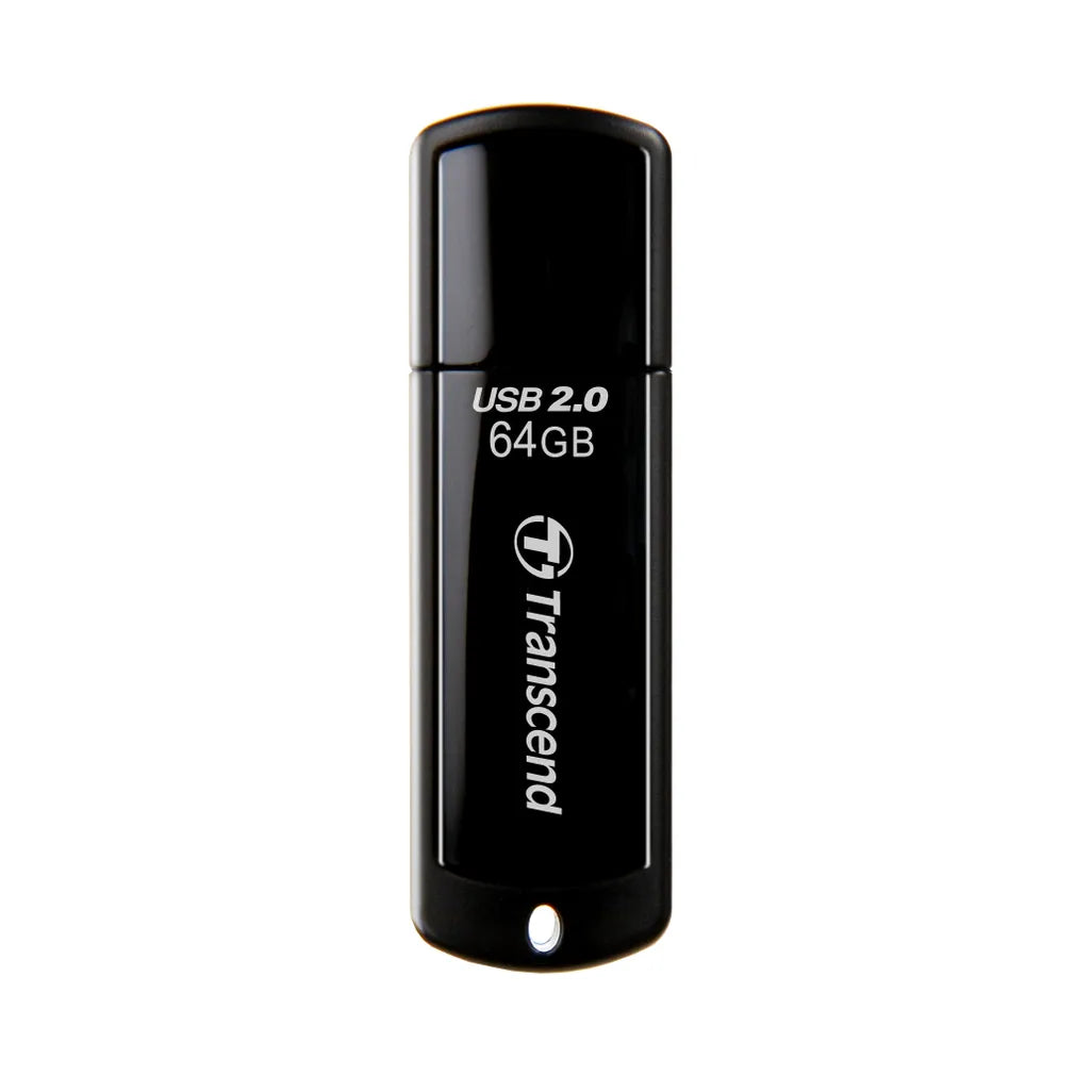 Transcend JetFlash JetFlash 350 64GB, 64 GB, USB Type-A, 2.0, Cap, 8.5 g, Black