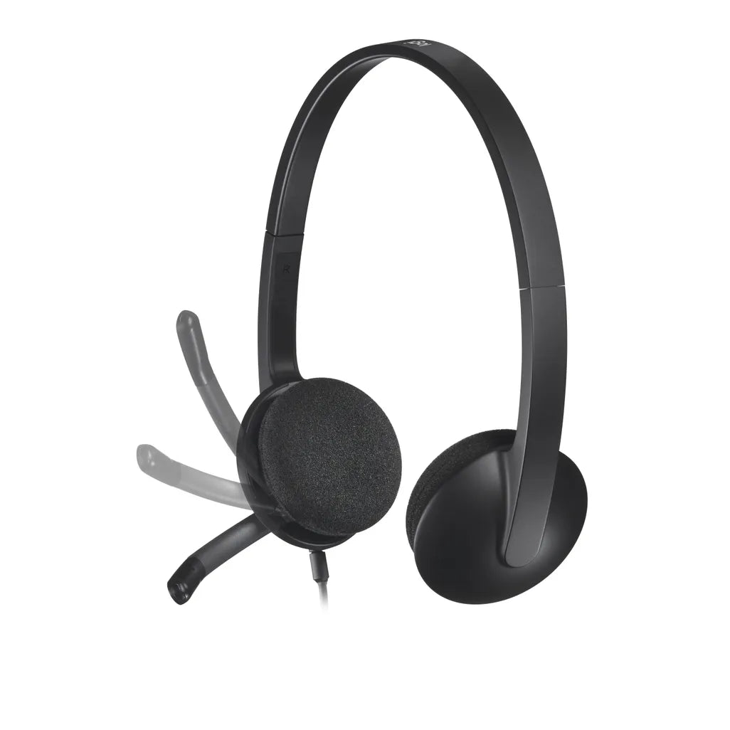 Logitech H340 USB PC Headset with Noise-Cancelling Mic Experience crystal-clear VOIP calls with Logitech H340 USB Headset. Features noise-cancelling mic, easy USB-A connect & 2-yr warranty. R 555.00 Logitech