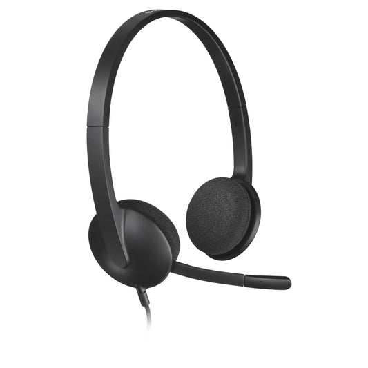 Logitech H340 USB PC Headset with Noise-Cancelling Mic Experience crystal-clear VOIP calls with Logitech H340 USB Headset. Features noise-cancelling mic, easy USB-A connect & 2-yr warranty. R 555.00 Logitech