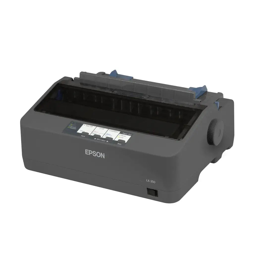 Epson Epson LX-350 A4 Mono Dot Matrix Printer - C11CC24031 Economical Epson LX-350 Printer with 4M character yield, low power, and easy integration. Compact design with cable management. R 4199.00