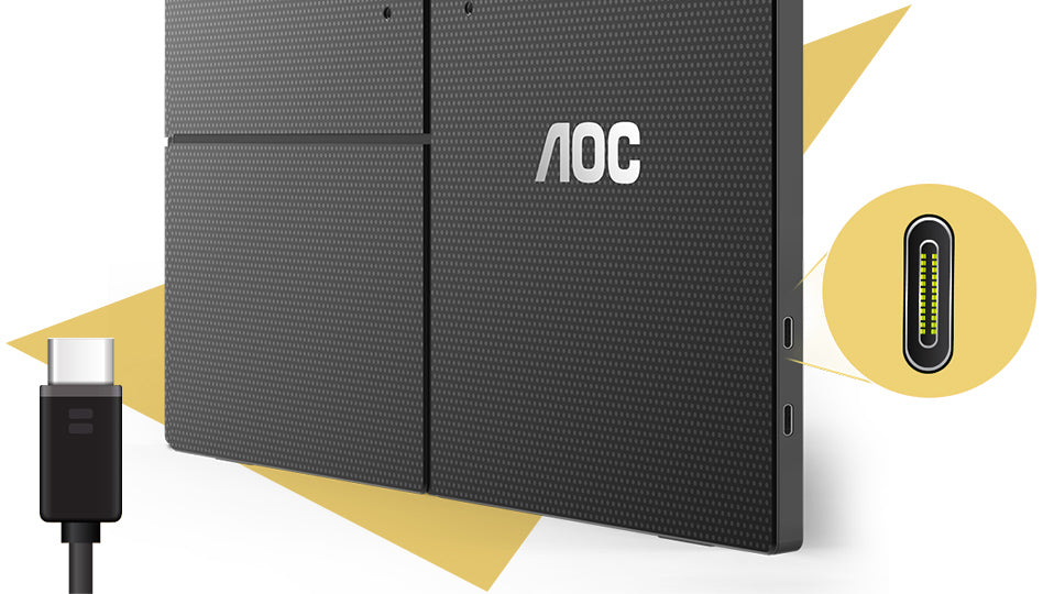 AOC portable monitor FHD 1920 x 1080 USB-C - Free Delivery