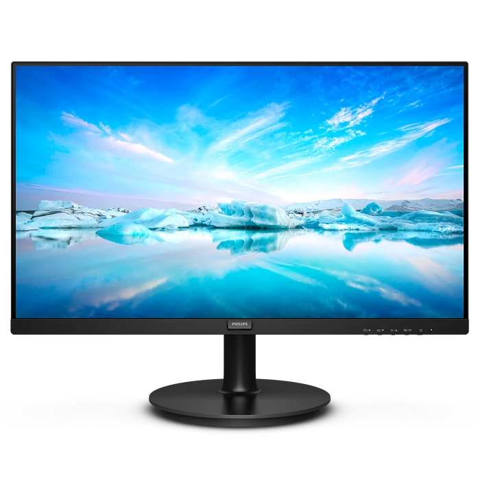 Philips-221V8LB SKU: 221V8LB Philips Monitor |21.5 inch|VA Panel 1920x1080 100Hz|VGA|HDMI|Flicker Free|Low Blue Mode|Cables