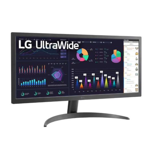 LG LG 26″ IPS Panel Ultra-wide Monitor – 75Hz Experience the ultimate view with LG's 26" UltraWide 75Hz Monitor. Perfect for gaming & work with 1ms response & AMD FreeSync™. Enhanced color accuracy. R 3689.00