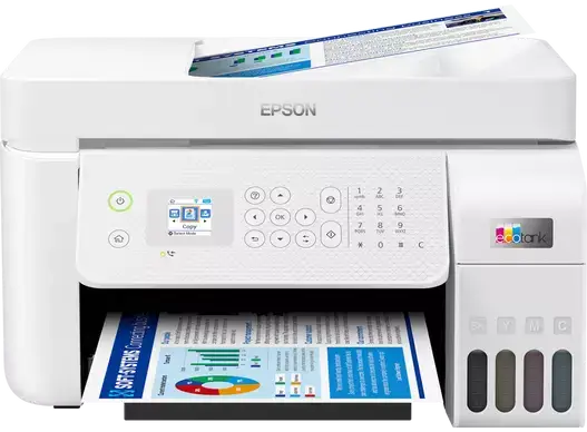 Epson EcoTank L5296 | Consumer | Inkjet Printers Save up to 90% on printing costs with Epson EcoTank L5296. Enjoy easy refills, ultra-high capacity ink tanks, and up to 3 years of ink included. R 5879.00 Epson