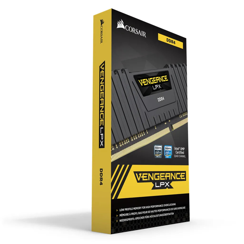 Corsair Vengeance LPX 8GB DDR4 3000MHz RAM, BlackDiscover high-performance Corsair Vengeance LPX 8GB DDR4 3000MHz RAM. Designed for optimal overclocking with pure aluminum heatspreader.R 459.00Corsair