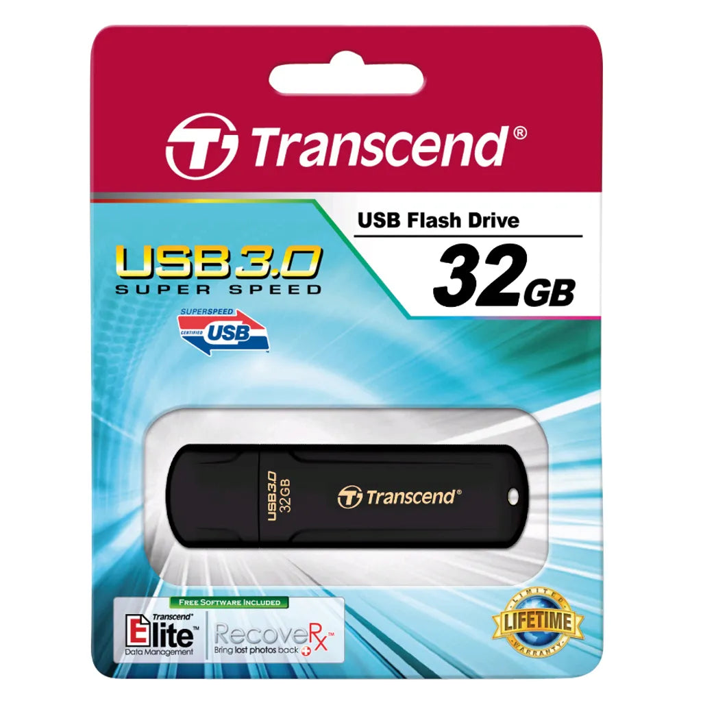 Transcend JetFlash elite 700 32GB USB Type-A 3.2 Gen 1 BlackThe JetFlash 700/730 supports USB 3.1 Gen 1 standard, making it much easier to get access to your rich digital content. With a combination of speed and beautyR 115.00Transcend