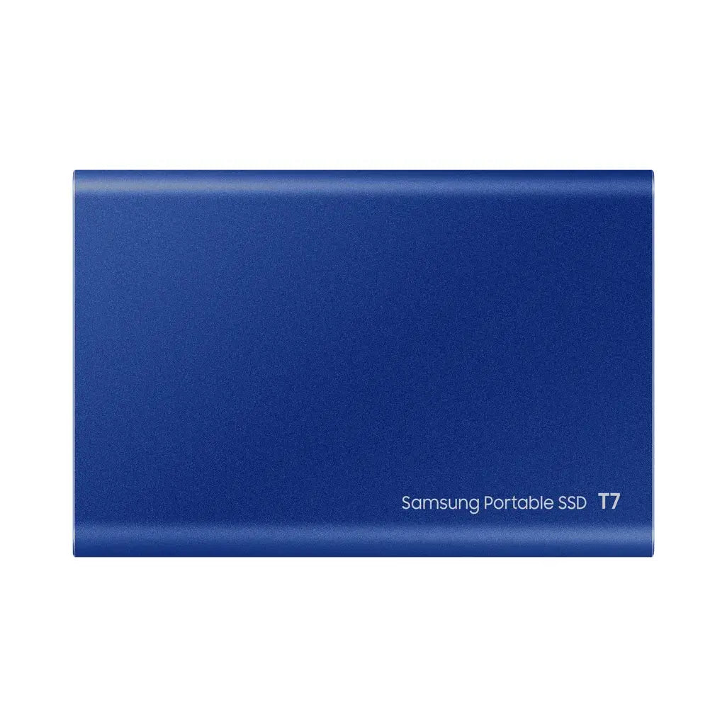 Samsung Samsung Portable SSD T7 Blue 2TB Experience lightning-fast file transfers and premium security with the Samsung Portable SSD T7 Blue 2TB. Perfect for work and play. R 4720.00