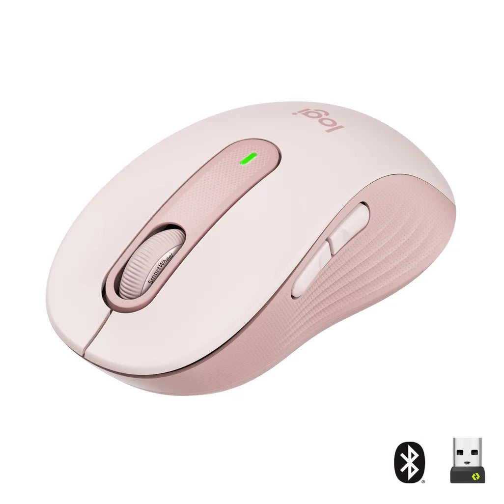 Logitech Signature M650 Wireless Mouse, Right-hand, Optical, RF Wireless + Bluetooth, 4000 DPI, PinkExperience precision and comfort with the Logitech M650. SmartWheel scrolling for better productivity. Wireless, optical, 4000 DPI.R 669.00hereUR