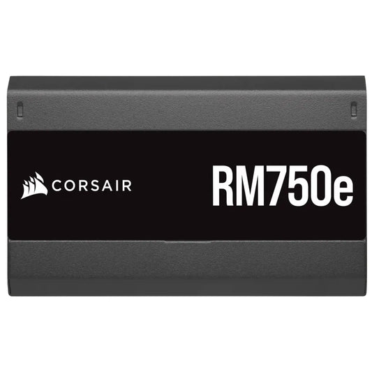 Corsair RM750e, 750 W, 100 - 240 V, 47 - 63 Hz, 5 A, 10 A, 110 W CORSAIR RMe Series Fully Modular Low-Noise Power Supplies with ATX 3.0 and PCIe 5.0 compliance provides quiet, reliable power Corsair R 2909.00