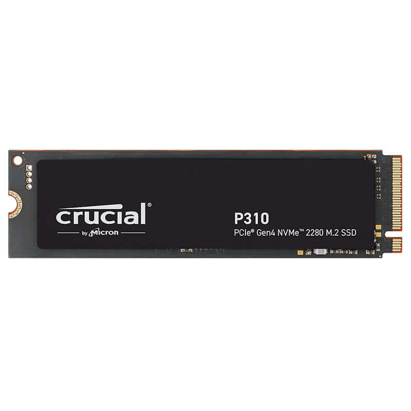 Crucial P310 1TB M.2 NVMe 3D NAND SSDExperience ultra-fast gaming with Crucial P310 1TB Gen4 NVMe SSD, featuring 7,100/6,000MB/s speeds and Micron 3D NAND technology.R 1899.00Crucial