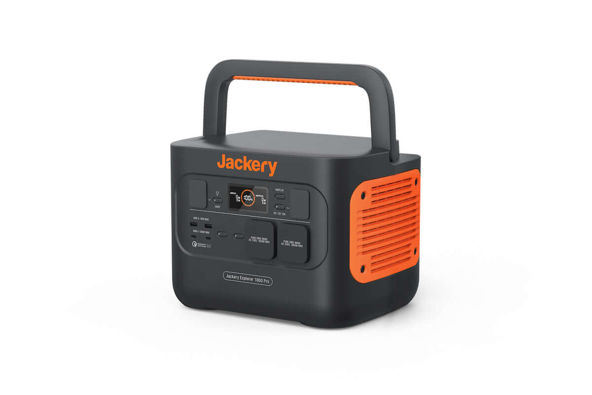 Jackery Explorer 1000 PRO Portable Power Station Ultra-quiet Jackery Explorer 1000 Pro power station with fast 2-hr charging, Pure Sine Wave, and UPS. Reliable power on-the-go. R 18889.00 Jackery