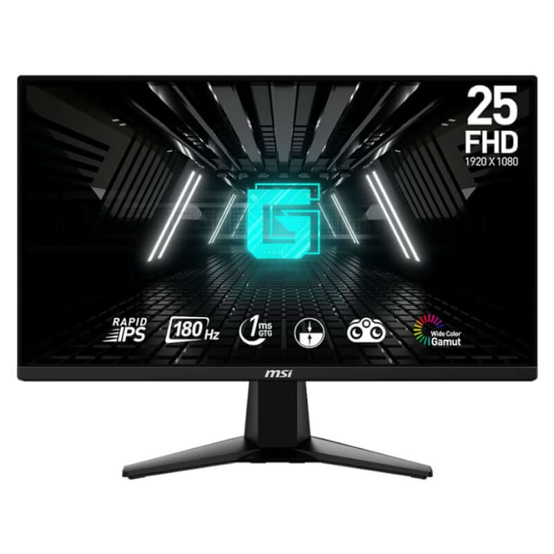 MSI G255F 25" 180Hz Gaming Monitor - Rapid IPSElevate your gameplay with MSI G255F 25" monitor, featuring 180Hz, 1ms response, and adaptive-sync for ultimate smoothness. Perfect for competitive gaming.R 3799.00MSI