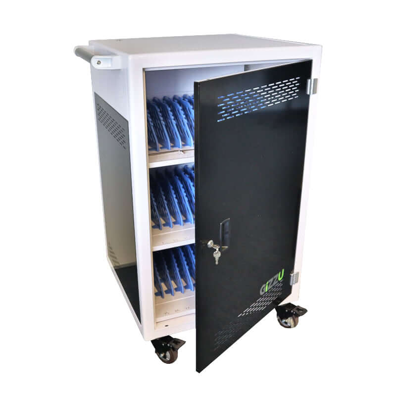 Gizzu Charging Trolley 36 Bay AC Power Socket The Gizzu 36 Bay Storage Charging Trolley is designed to protect, store, charge, or transport your laptops. R 15489.00 Gizzu