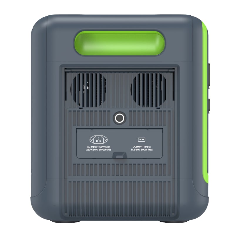 Gizzu Hero Pro 2048Wh UPS Portable Power Station - Portable Battery Backup for Household Appliances - 12 Outlets -  Lithium Iron Phosphate Battery