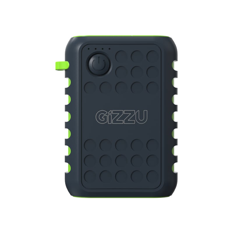 Gizzu Rugged Power Bank 10000mAh 18W Keep your mobile devices charged no matter where you are with the Gizzu 10000mAh 18W Rugged Power Bank. R 449.00 Gizzu