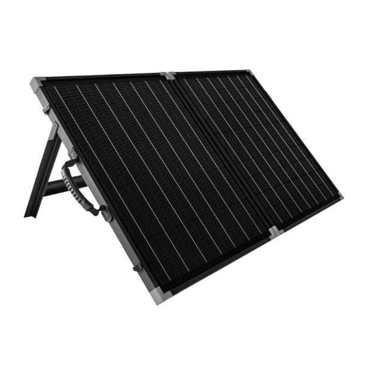 Gizzu 200W Portable Solar Panel Glass-Up to 200W -Light-Universally compatible Lightweight and portable - hereUR