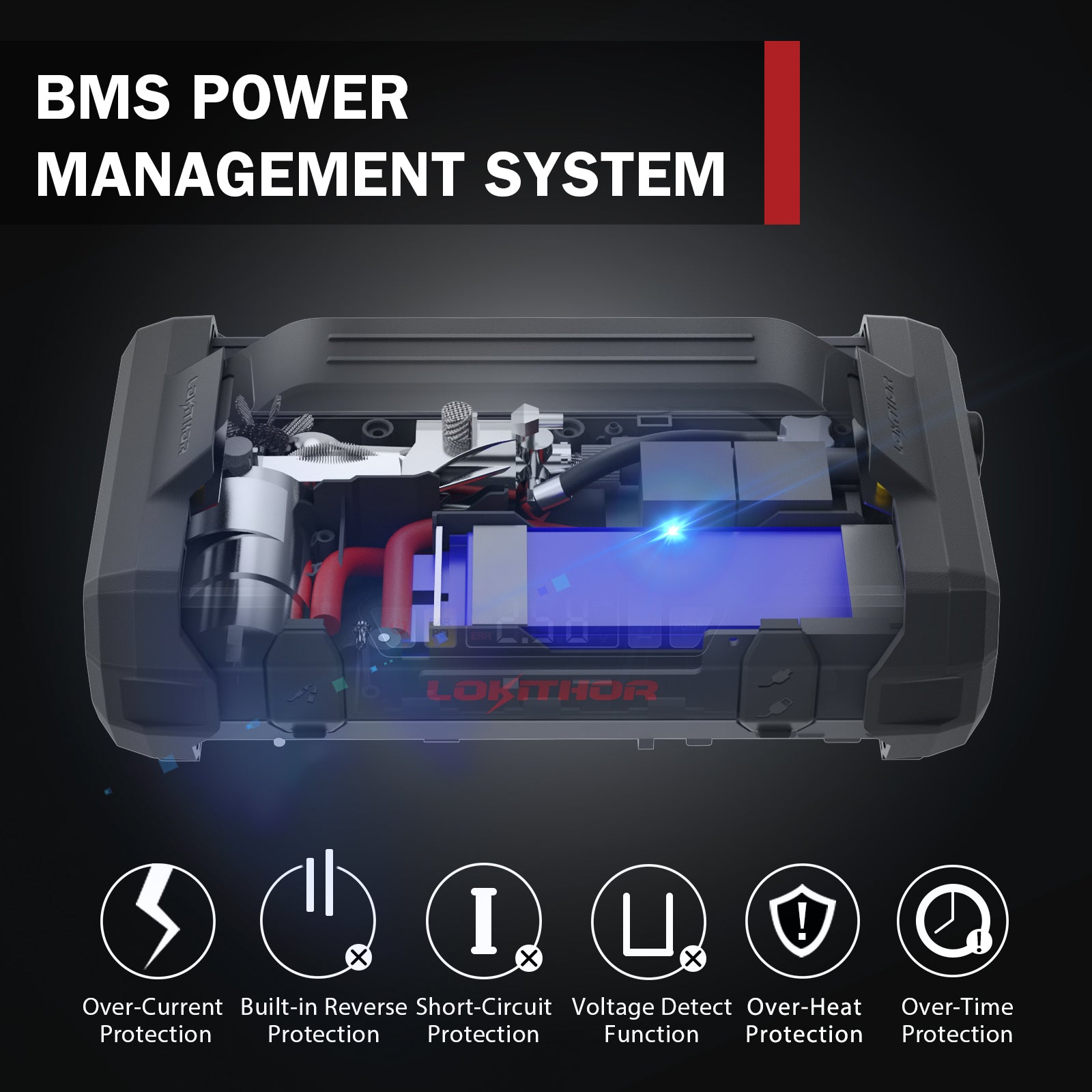 LokiThor 4 in 1 Jumpstarter & Air Inflator LokiThor 4 in 1 Jumpstarter & Air Inflator LED light Will jump up to 8L Petrol and 6L Diesel Dimensions: Charges devices on the go with the built-in USB port R 3799.00 LokiThor