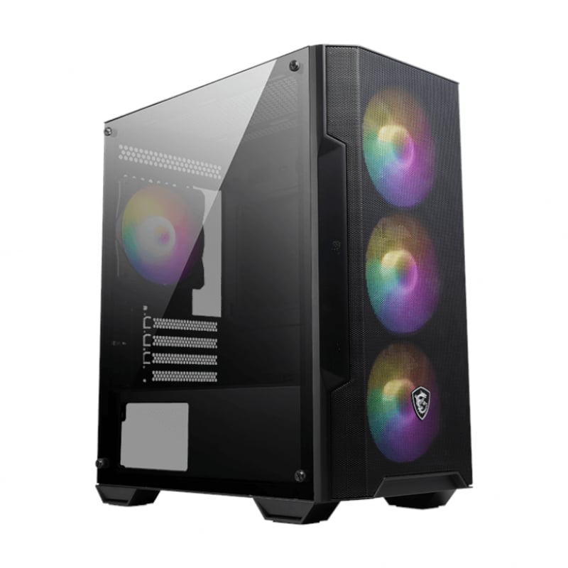 MSI MAG FORGE M100A mATX RGB GAMING CASEThe MSI MAG FORGE M100A Gaming Chassis features a front mesh panel providing the best system cooling performance. R 849.00MSI