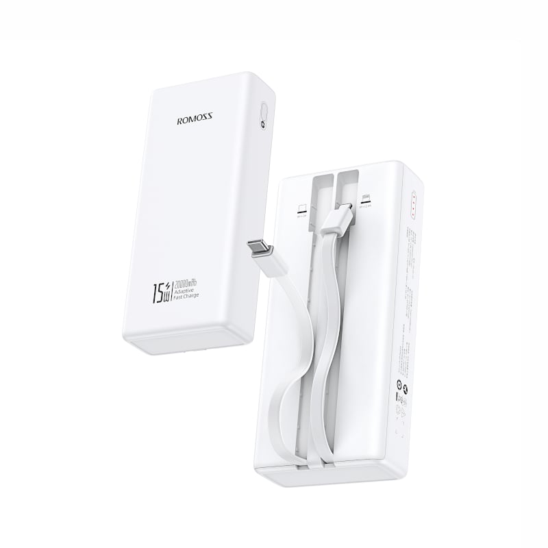 Romoss Power Bank PRC 20000mAh 15W WHIntroducing the Romoss PRC Series 20000mAh Powerbank, your ultimate power solution on the go. This powerhouse can charge up to three devices at the same timeR 599.00Romoss