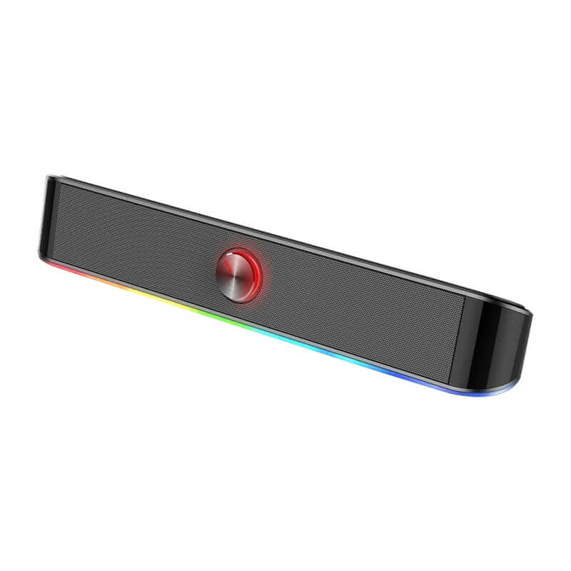 REDRAGON 2.0 Sound Bar ADIEMUS 2 x 3W RGB USB|Aux – BlackThe Redragon 6W Adiemus RGB Gaming Soundbar offers great sound with colourful RGB backlighting effects in one compact speaker. R 499.00Redragon