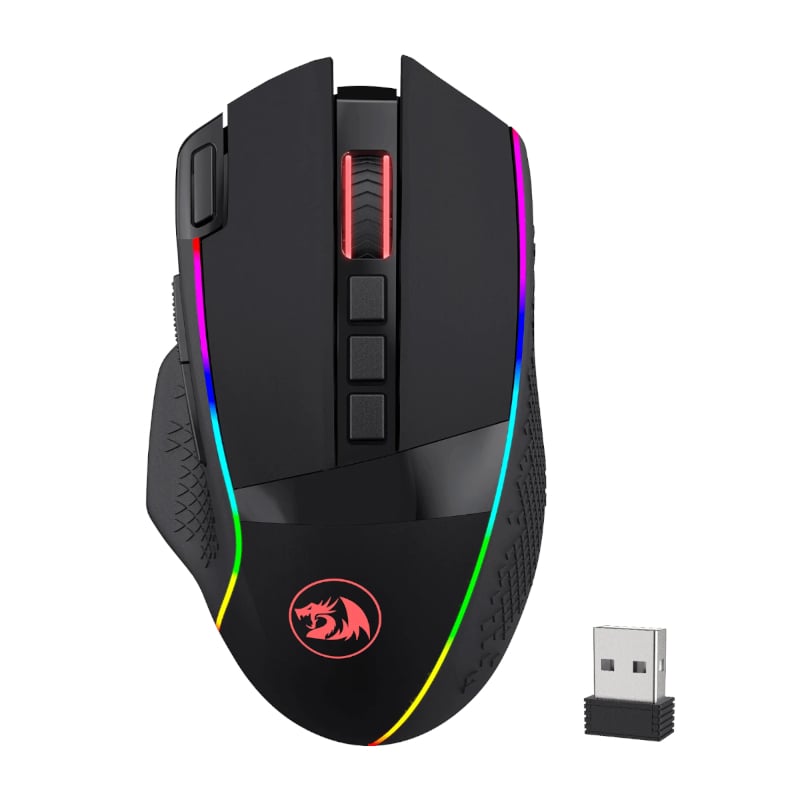 REDRAGON Enlightment 19000DPI RGB Wireless Gaming Mouse The Redragon M991 Wireless Gaming Mouse gives you a wireless gaming experience . It features nano receiver that is easy to use and installR 849.00hereUR