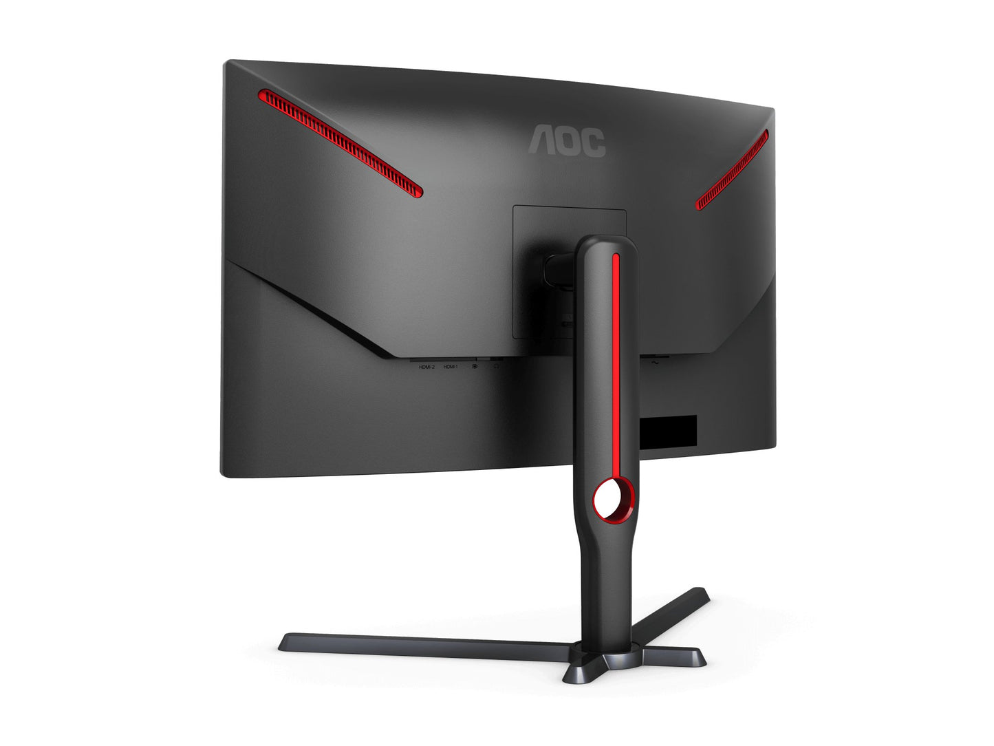 AOC Gaming 27'' Curved Monitor QHD 2560 x 1440; 165hz; HDMI; DP; VESA; Low blue light; Flicker Free; FreeSync; 4 Year warranty - hereUR