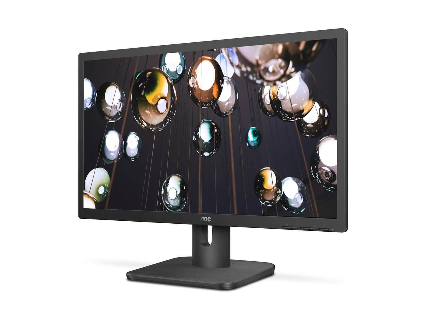 AOC Monitor 21.5 IPS Panel; 1920x1080; 75Hz; HDMI+VGA; earphone; Flicker free; VESA; 4 Year warranty - hereUR