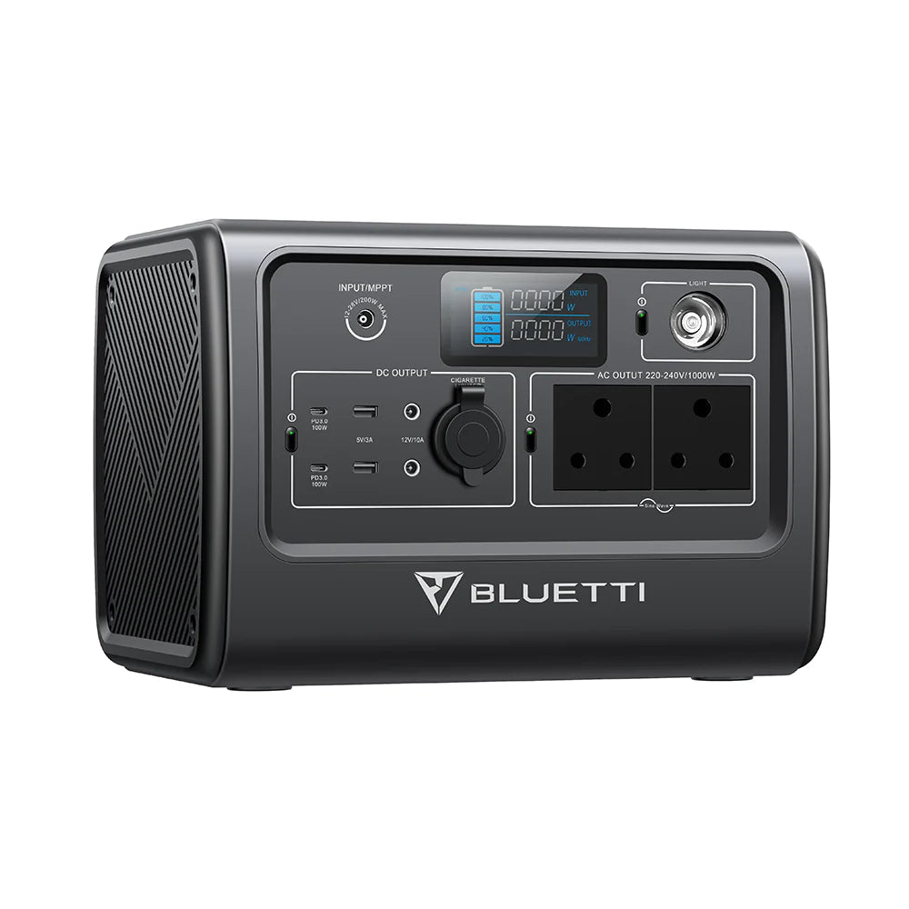 BLUETTI EB70 Portable Power Station | 1,000W 716Wh Massive 716Wh capacity and 1000W rated wattage The ultra-stable LiFePO4 battery chemistry,2500+ life cycles R 6859.00 Bluetti