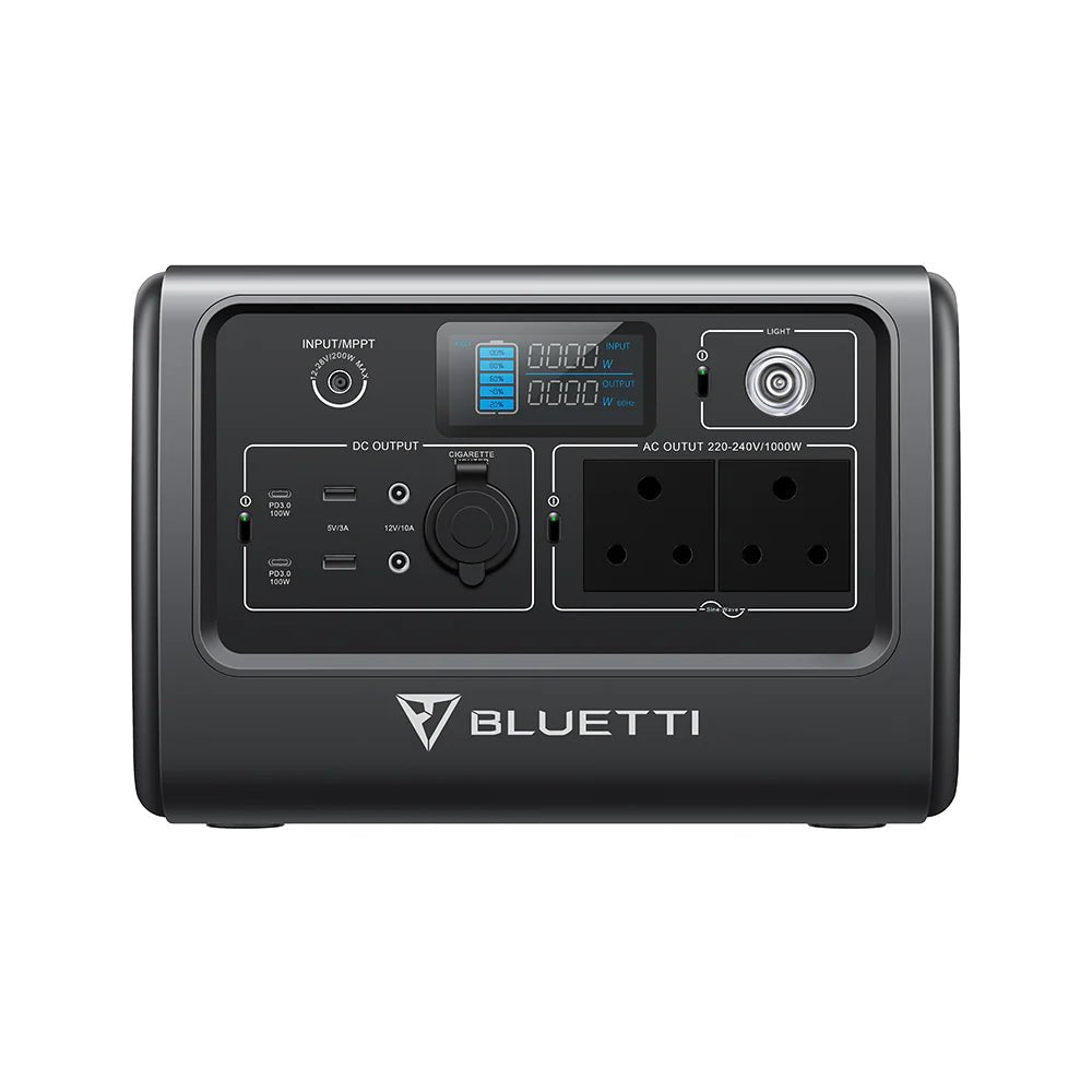 BLUETTI EB70 Portable Power Station | 1,000W 716Wh Massive 716Wh capacity and 1000W rated wattage The ultra-stable LiFePO4 battery chemistry,2500+ life cycles R 6859.00 Bluetti