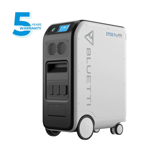 BLUETTI EP500Pro Power Station | 3,000W 5,100Wh Experience limitless power with the BLUETTI EP500Pro 5.1kWh Station. South African plugs, versatile recharging, smart control, perfect for off-grid use. R 51369.00 Bluetti