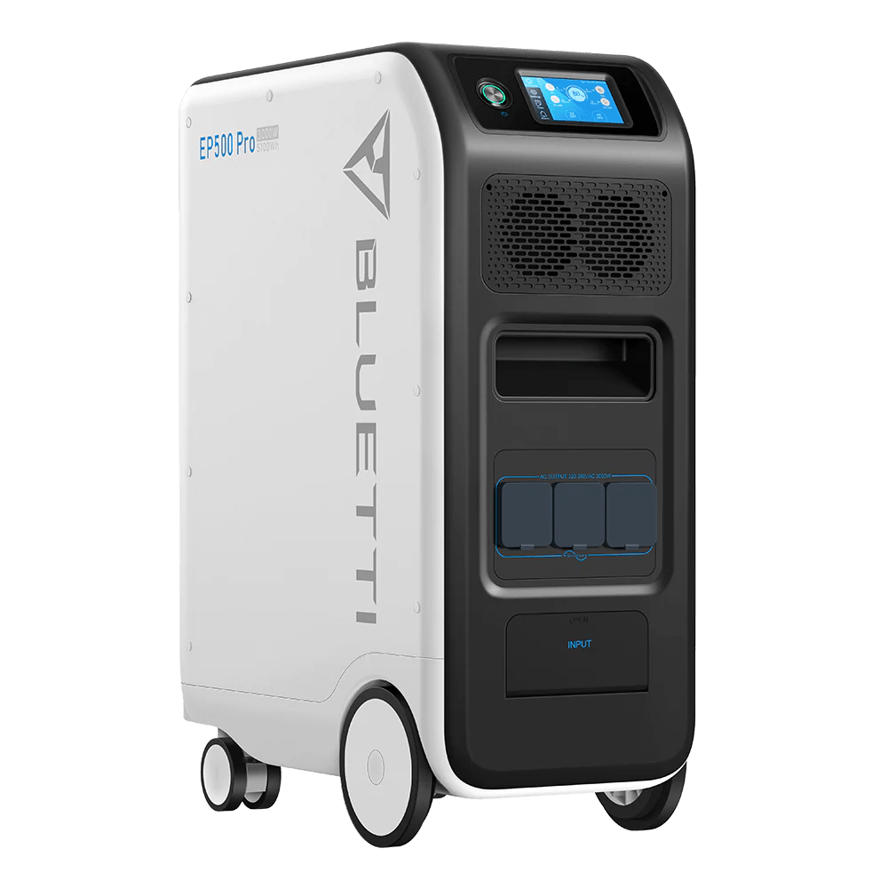 BLUETTI EP500Pro Power Station | 3,000W 5,100Wh Experience limitless power with the BLUETTI EP500Pro 5.1kWh Station. South African plugs, versatile recharging, smart control, perfect for off-grid use. R 51369.00 Bluetti