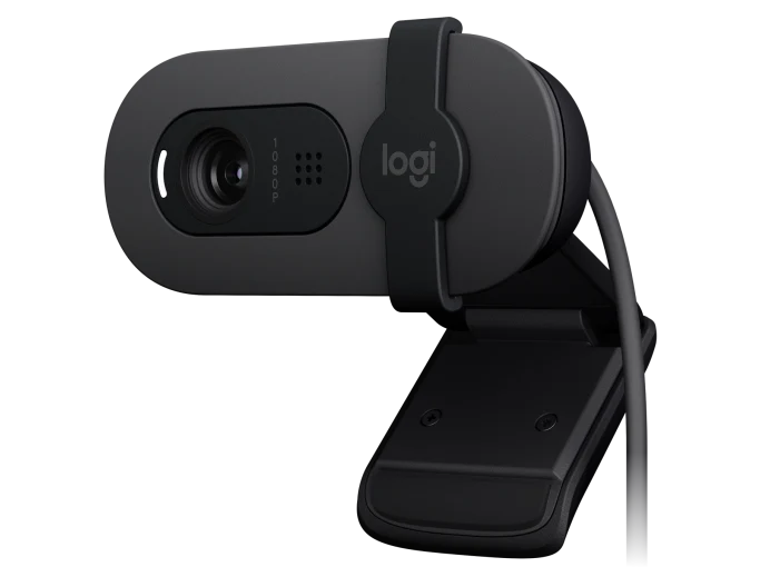 Logitech Brio 100 Full HD Webcam - GRAPHITE - USB (Replace the C270 and C310) - hereUR