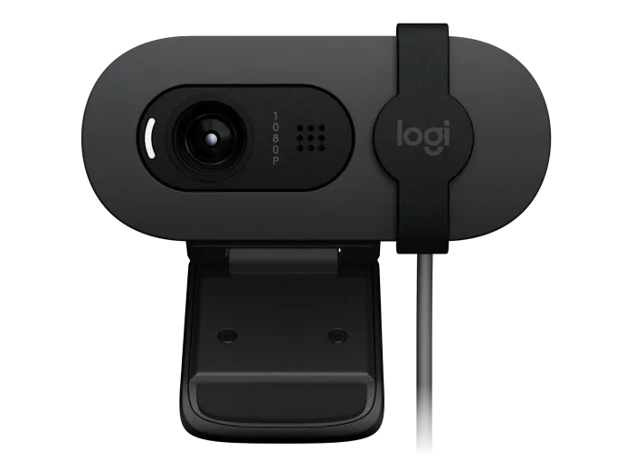 Logitech Brio 100 Full HD Webcam - GRAPHITE - USB (Replace the C270 and C310) - hereUR