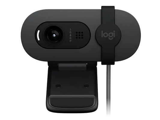 Logitech Brio 100 Full HD Webcam - GRAPHITE - USB (Replace the C270 and C310) - hereUR