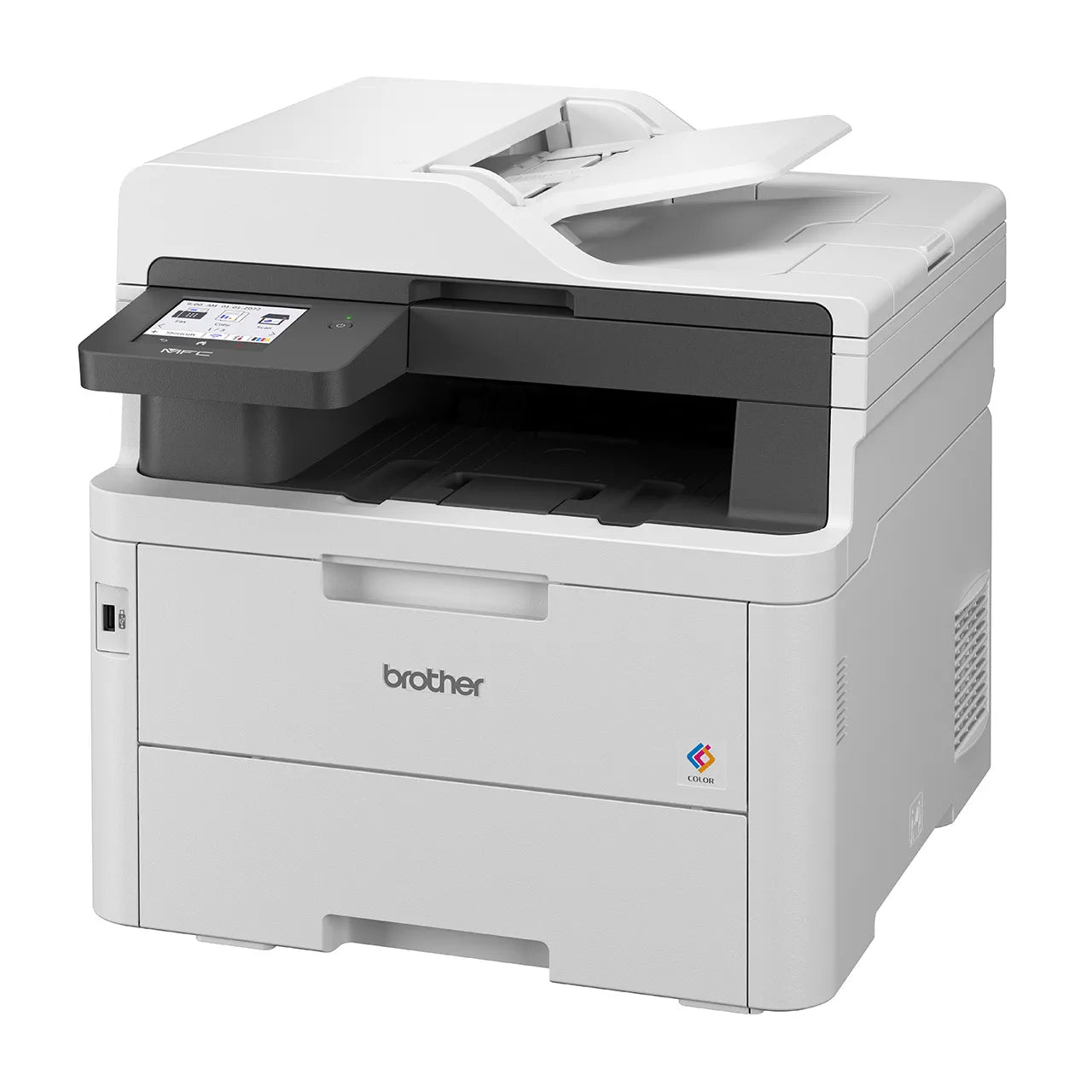 Brother MFC-L3760CDW Colour Laser Printer Wireless Colour Laser 4-in-1 with Duplex Print and Colour LCD Touchscreen Elevate office printing with the MFC-L3760CDW Laser Printer. Experience vibrant colour, duplex printing, and an intuitive LCD touchscreen.