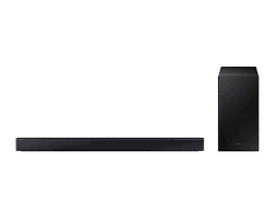 SAMSUNG WIRELESS SOUNDBAR, 2.1CH / 300W, NIGHT/VOICE EQ Experience immersive audio with the Samsung Wireless Soundbar. Features 2.1CH, 300W, Night/Voice EQ, Bluetooth TV Connection, and a 6.5” Wireless Subwoofer. R 3559.00 Samsung