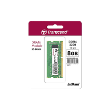 Transcend JetRam JM3200HSB-8G, 8 GB, 1 x 8 GB, DDR4, 3200 MHz, 260-pin SO-DIMM