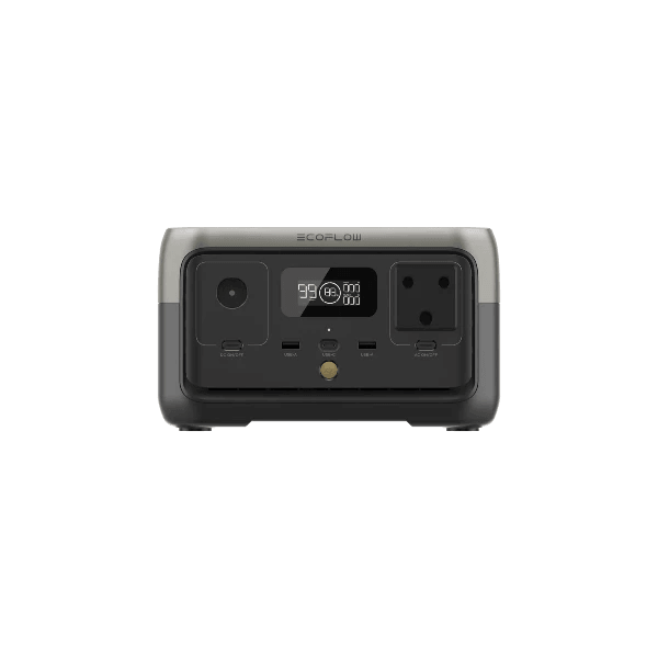 EcoFlow River 2 Portable Power Station - 256Wh - Fast Charging - 5 - Year Warranty - Lightweight - South African Standard Plugs - hereUR