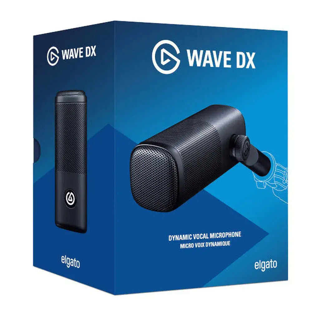 Elgato Wave DX Dynamic Vocal Microphone Wave DX is a remarkable feat of audio engineering. A dynamic mic that captures detail like a condenser without the noise R 1849.00 Elgato