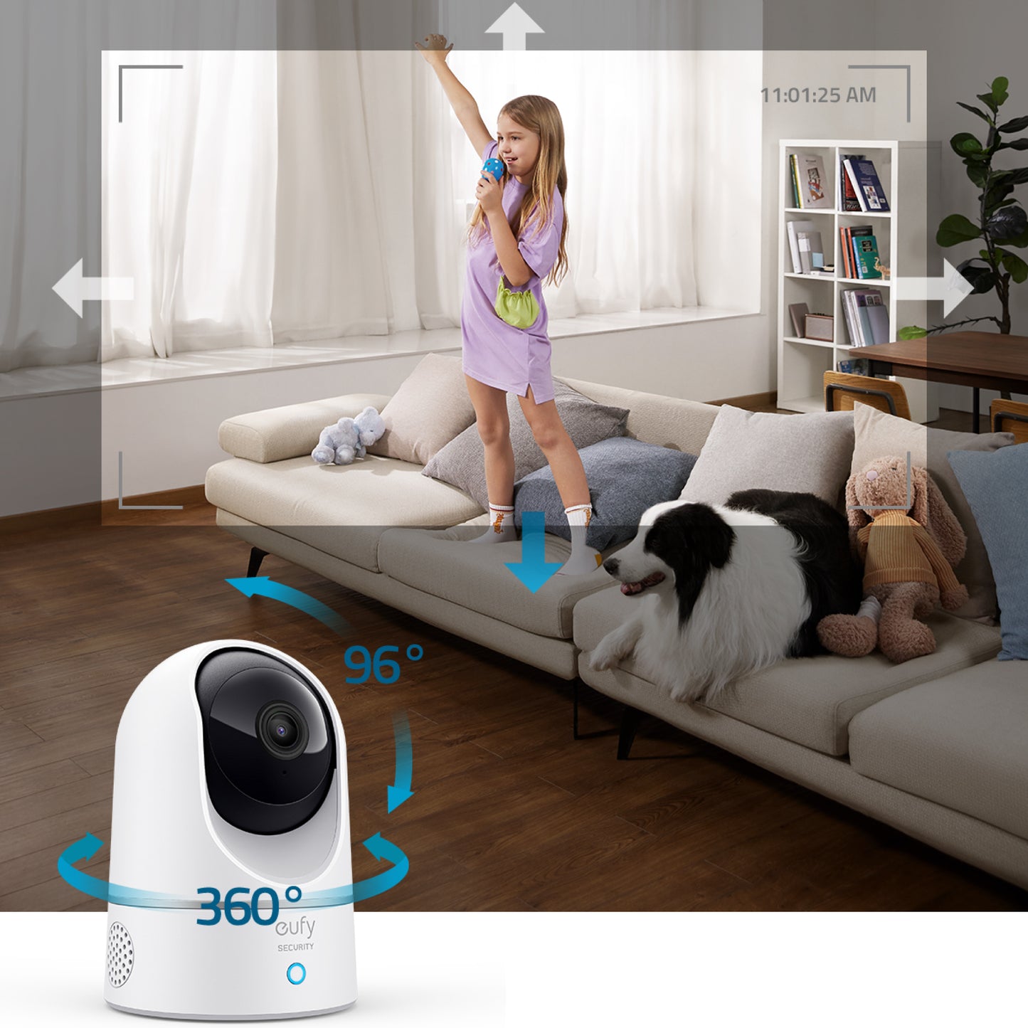 eufy Cam Indoor 2K Pan & Tilt - High-Resolution Home CameraMonitor your home with the Eufy Indoor Cam 2K Pan & Tilt. Enjoy high-resolution video and discreetly place this compact, versatile wired camera indoors.R 1399.00Eufy