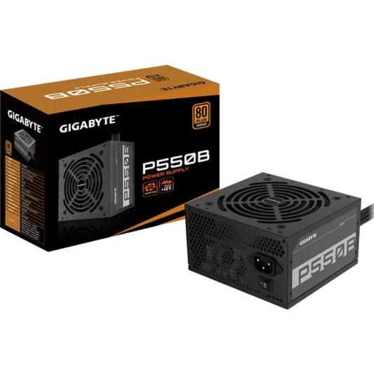 Gigabyte P550B, 550 W, 100 - 240 V, 50/60 Hz, 8 - 4 A, Active, 108 W Gigabyte P550B, 550 W, 100 - 240 V, Active, 108 W PSU R 979.00 Gigabyte