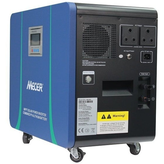 Mecer SOL-I-BB-M2L 2kW 25.6V 100Ah Lithium Battery PureSine Wave Inverter The Mecer SOL-I-BB-M2L inverter offers a 2kW output, with a 25.6V 100Ah Lithium battery for long-lasting power. R 15209.00 Mecer