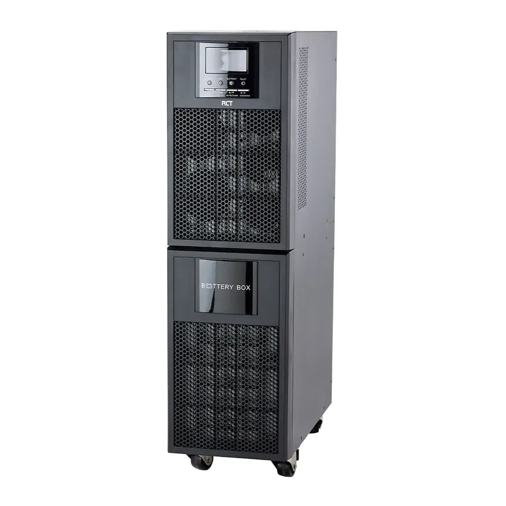 RCT 10000VA/8000W ONLINE TOWER UPS Discover the RCT 10000VA/8000W ONLINE TOWER UPS for superior power protection and rapid battery charging for critical equipment. R 21099.00 RCT