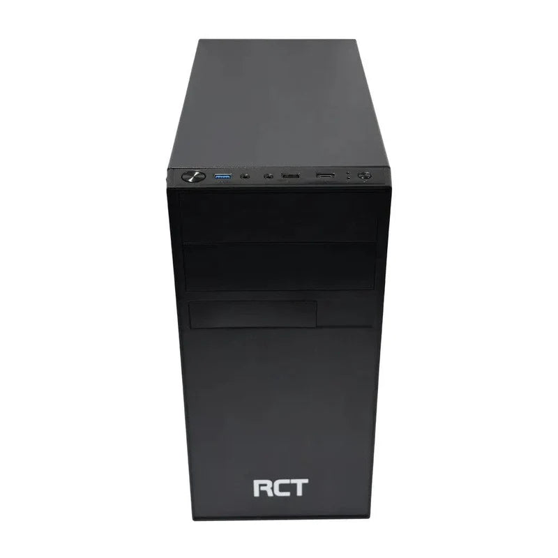 RCT-PC-COMPETE I3 i3-13100 500GB SSD 8GB RAM The RCT Compete desktop PC is ideal for everyday computing, including browsing the internet, staying up to date on social media and email. R 8999.00RCT