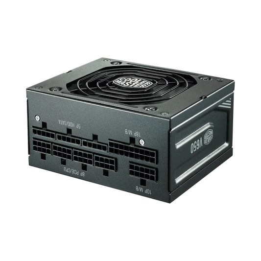 Cooler Master V Gold 650W PSU; SFX; Fully Modular. Gold Rated Full-modular 80 Plus Gold SFX Power Supply V650 SFX Gold • SFX Form Factor • SFX-to-ATX Bracket • Full-modular Cabling • 10 Year Warranty Cooler Master R 2599.00