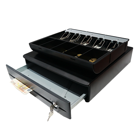 Maken Cash Drawer 5 note;8coin;kick interfaceDiscover the Maken CM-410 Roller Cash Drawer. Heavy duty steel, over 1 million lifecycles, and a removable tray for seamless cash management.R 989.00Maken