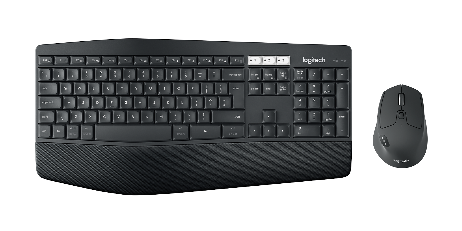 Logitech Wireless Keyboard and mouse Combo MK850 Unifying USB receiver  Bluetooth technology 2-Year Limited Hardware Warranty - hereUR